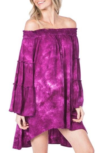 Women's Green Dragon Paradise Cover-up Dress - Pink