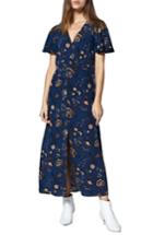 Women's Sanctuary Faithful Floral Maxi Dress - Blue