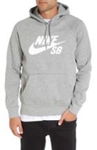Men's Nike Sb Icon Graphic Hoodie - Grey