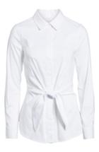 Women's Bailey 44 Shinto Tie Front Shirt - White