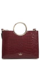 Kate Spade New York White Rock Road - Luxe Sam Leather Satchel - Red