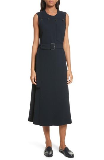 Women's Joseph Tessa Heavy Viscose Dress Us / 38 Fr - Blue