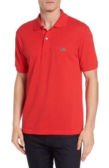 Men's Lacoste 'l1212' Pique Polo (3xl) - Red