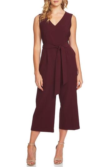 Women's Vince Camuto Sleeveless Tie Waist Jumpsuit