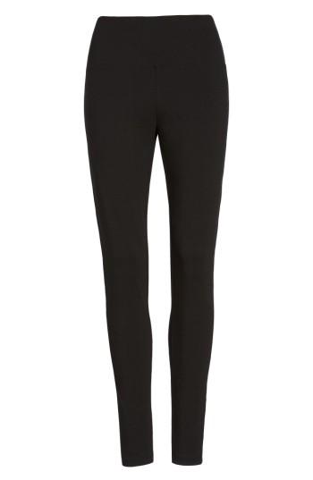 Petite Women's Caslon High Waist Leggings P - Black