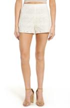 Women's Cupcakes And Cakes Christine Crochet Shorts - Ivory