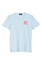 Men's Dsquared2 D2 Logo Graphic T-shirt - Blue