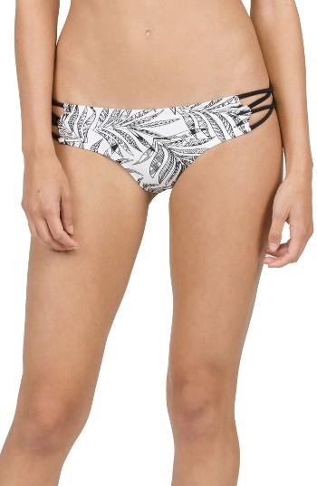 Women's Volcom Leaf Me Alone Cheeky Bikini Bottoms