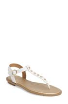Women's Jack Rogers Kamri T-strap Sandal M - White