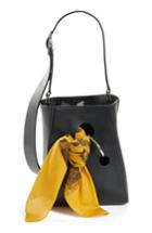 Calvin Klein 205w39nyc Small Bucket Bag With Bandana & Removable Pouch - Black