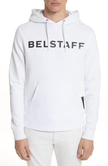 Men's Belstaff Marfield Bxs Graphic Hoodie - White