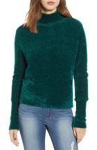 Women's Leith Eyelash Knit Pullover, Size - Green