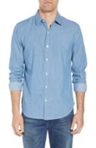 Men's Bonobos Unbutton Down 2.0 Slim Fit Chambray Sport Shirt S - Blue