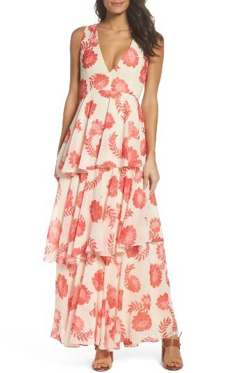 Women's Bb Dakota Gaila Tiered Maxi Dress