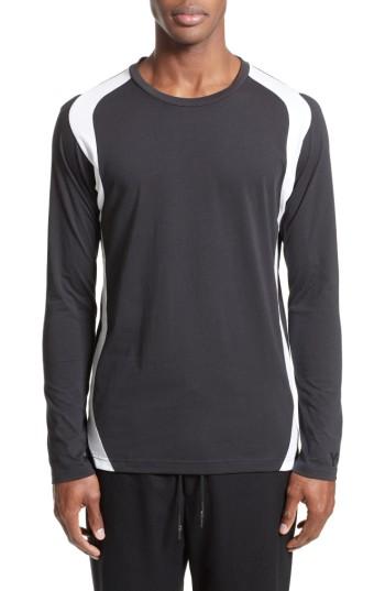 Men's Y-3 Stripe Long Sleeve T-shirt