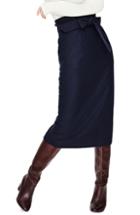 Women's Boden Rosemoor Wool Blend Paperbag Skirt - Blue