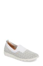 Women's Comfortiva Ginger Sock Fit Sneaker M - White