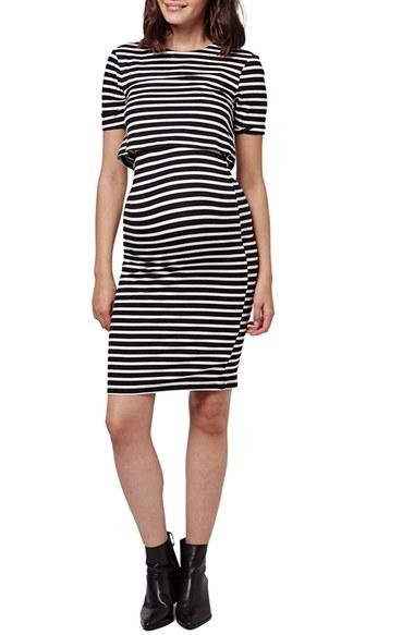 Women's Topshop Stripe Maternity/nursing Dress