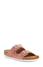 Women's Birkenstock Arizona Birko-flor Soft Footbed Slide Sandal -5.5us / 36eu B - Pink