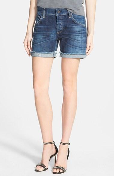 Women's Citizens Of Humanity 'skyler' Low Rise Denim Shorts