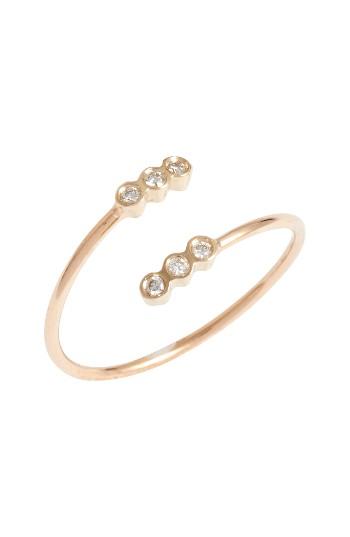 Women's Zoe Chicco Diamond Bezel Open Ring