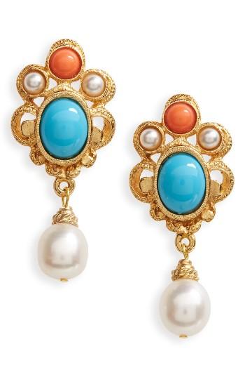 Women's Ben-amun Adriatic Sea Drop Earrings