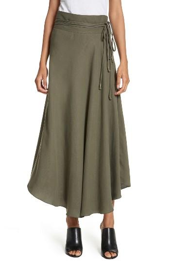 Women's Apiece Apart Rosehip Midi Skirt - Green