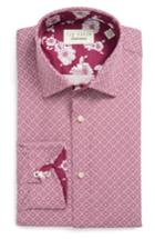 Men's Ted Baker London Endurance Trim Fit Dress Shirt .5 32/33 - Pink