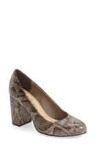 Women's Bella Vita 'nara' Block Heel Pump .5 Ww - Brown