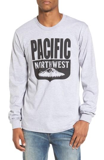 Men's Casual Industrees Pnw Shield Sweatshirt - Grey