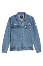Men's Barney Cools B. Rigid Denim Jacket, Size - Blue