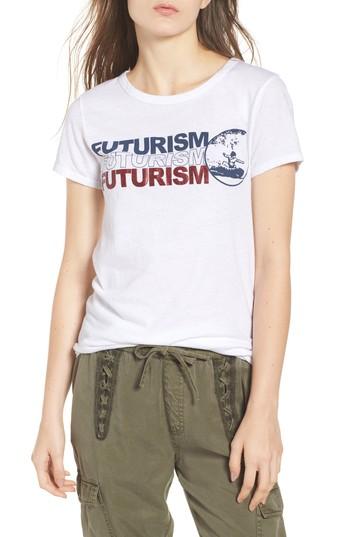 Women's Pam & Gela Futurism Basic Tee, Size - White