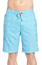 Men's Tommy Bahama 'baja Plaid' Board Shorts, Size - Blue