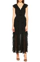 Women's Bardot Emily Frill Maxi Dress - Black