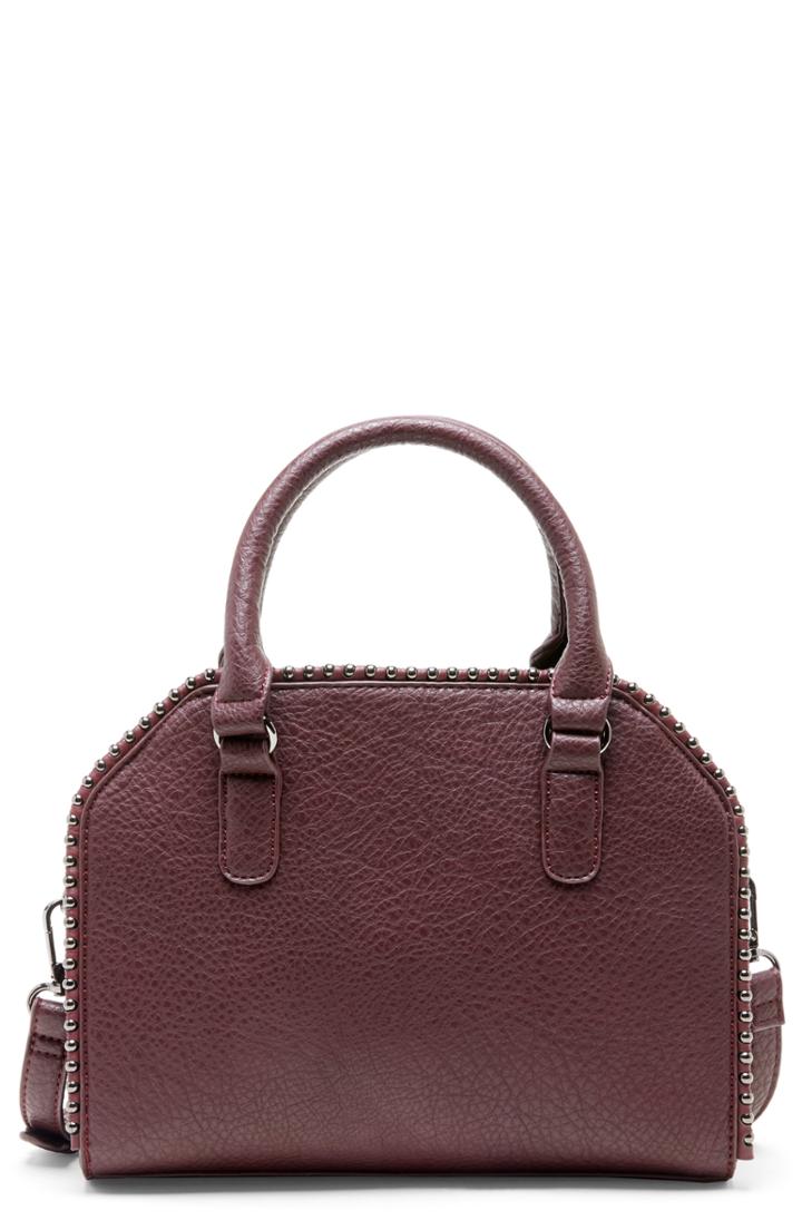 Sole Society Small Eytal Faux Leather Satchel - Red