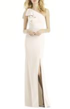 Women's After Six Bow One-shoulder Gown - Ivory