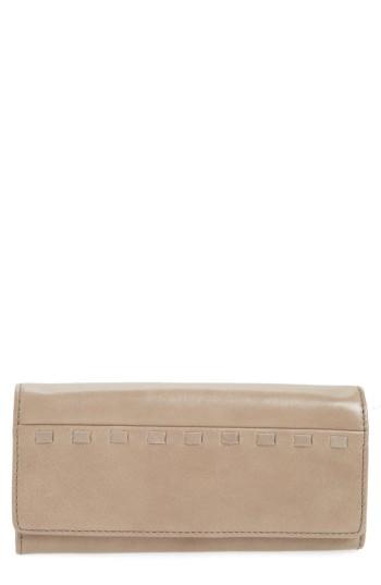 Women's Hobo Rider Leather Wallet - Grey