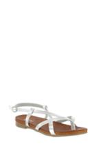 Women's Mia Lynn Strappy Flat Sandal M - Metallic