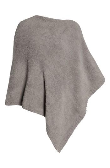 Women's Barefoot Dreams Boatneck Cozychic Poncho, Size - Grey
