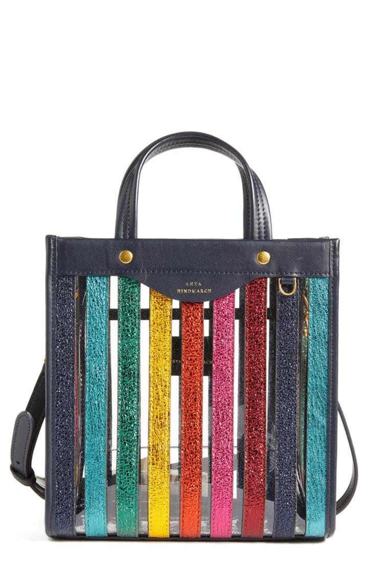Anya Hindmarch Mini Multi Stripe Tote -