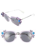 Women's Miu Miu 51mm Embellished Sunglasses -