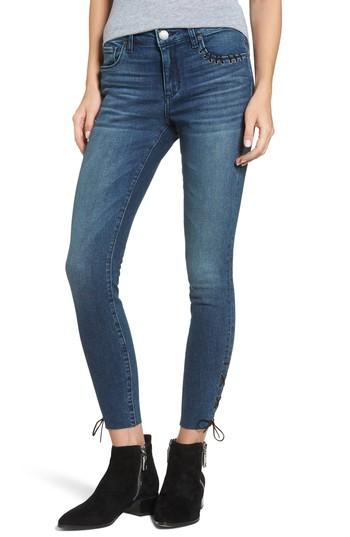 Women's Sts Blue Emma Lace-up Ankle Skinny Jeans - Blue