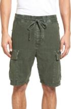 Men's Vince Drop Crotch Linen Blend Cargo Shorts - Green