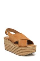 Women's Sarto By Franco Sarto Caroline Platform Wedge Sandal M - Beige