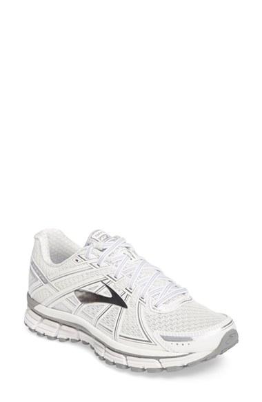 Women's Brooks Adrenaline Gts 17 Running Shoe B - White