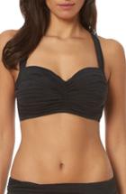 Women's Bleu By Rod Beattie Underwire Bikini Top D - Black