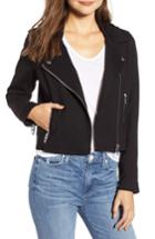 Women's Blanknyc Knit Moto Jacket - Black