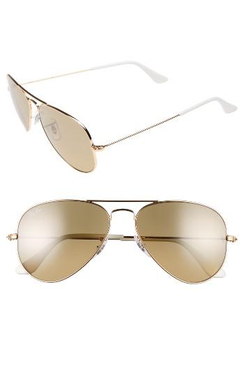 Women's Ray-ban Small Original 55mm Aviator Sunglasses -