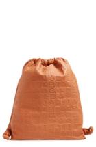 Loewe 'yago Signature' Embossed Leather Backpack -