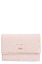 Women's Ted Baker London Eves Accordion Leather Card Case - Pink